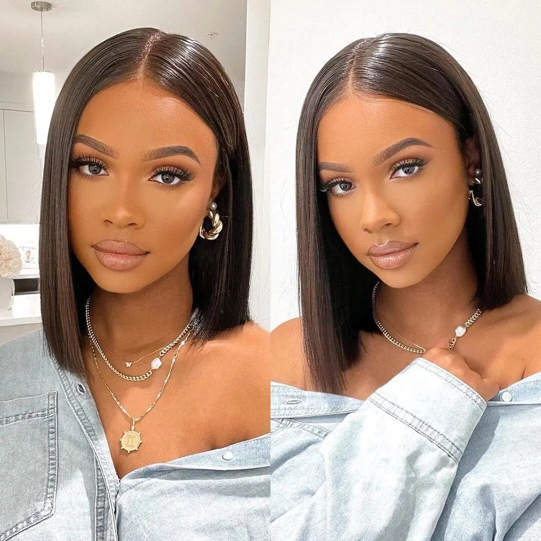 15A Brazilian Bone Straight Bundles with 13x4 Frontal, Virgin Human Hair, HD Transparent Lace