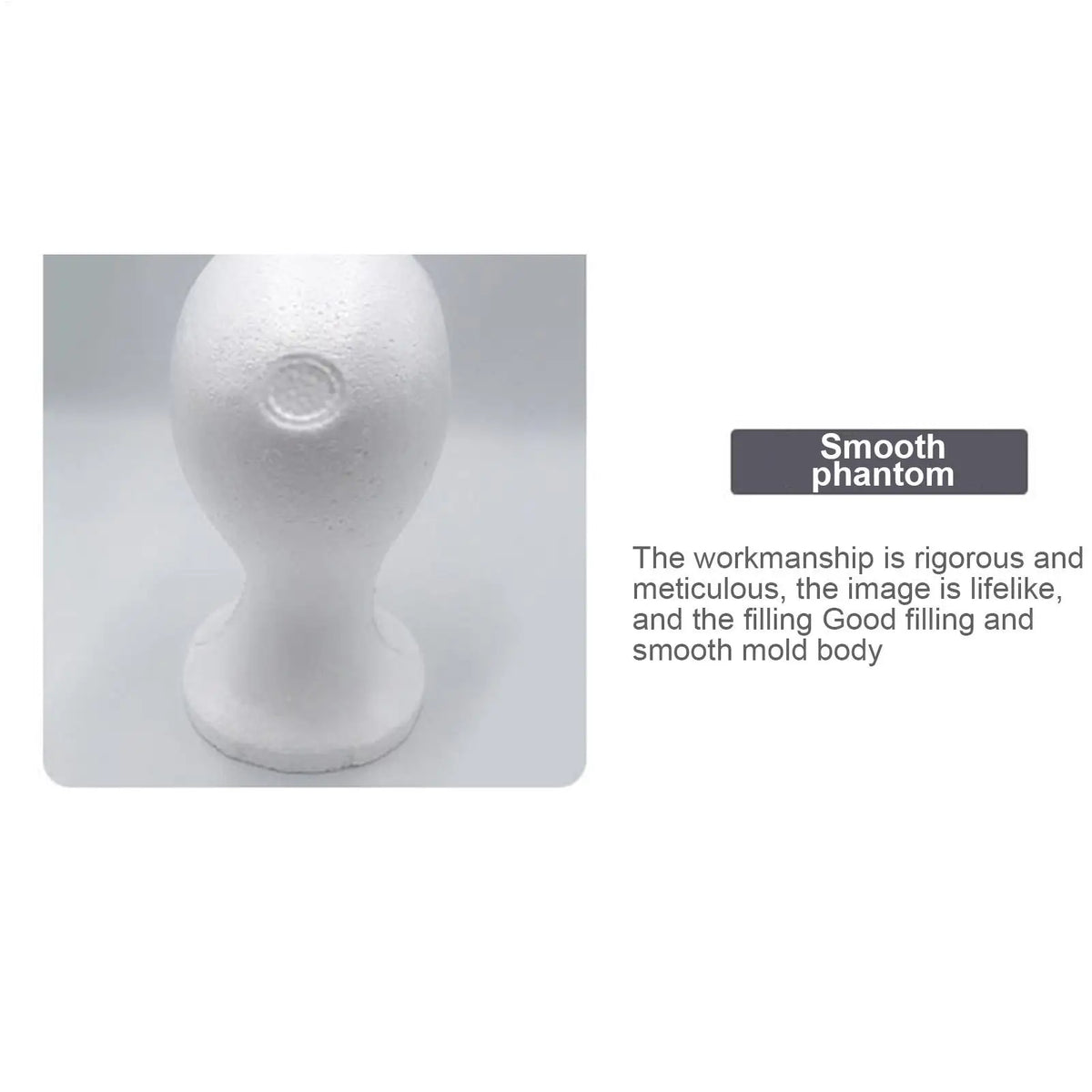 Foam Head Mannequin Manikin Model Display Props To Use Arts Hairpieces Headphones