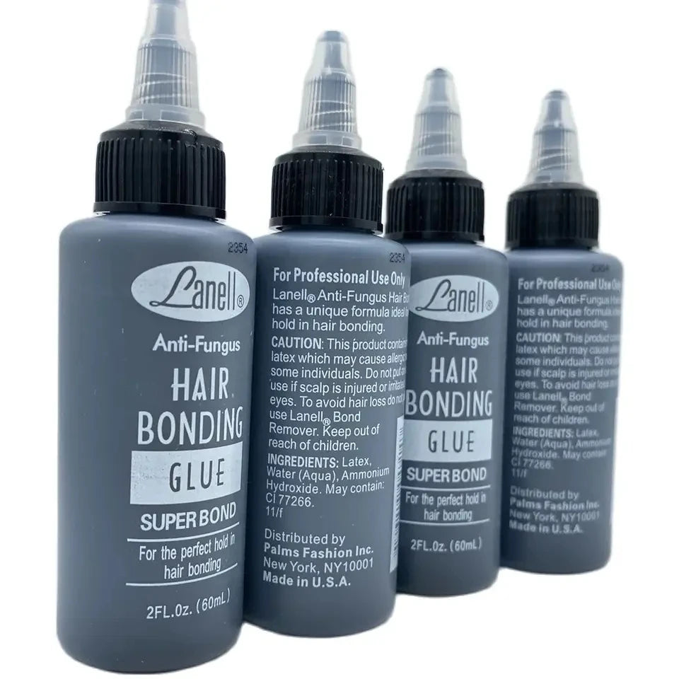 Black Hair Weaving Bonding Glue - Anti-Fungus Super Bond (1/2/4 oz)