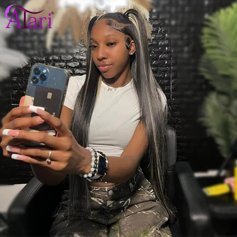 13x6 Lace Frontal Body Wave Human Hair Wigs Blonde 27 Black Pre