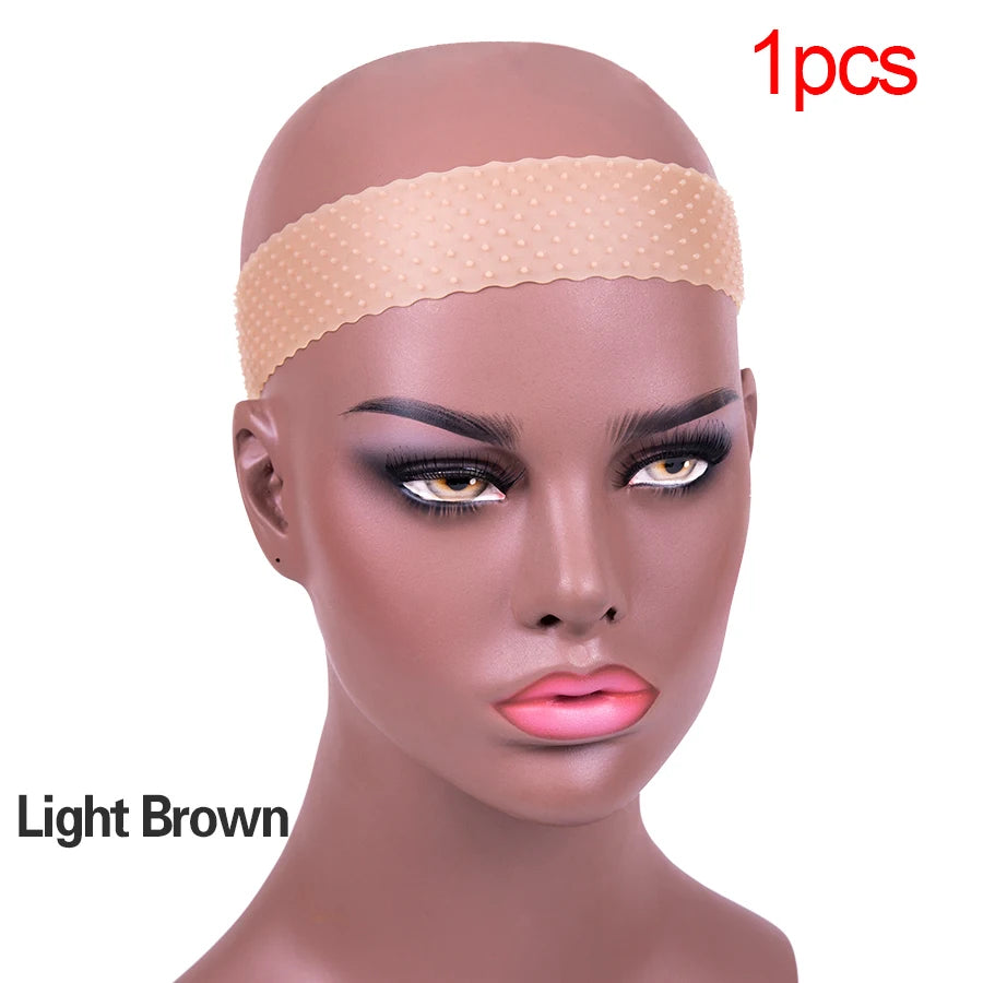 Quality Silicone Band For Wigs High-Elasticity Silicone Wig Headband Invisibility Wigs Grip Headband Non Slip Wig Grip Band