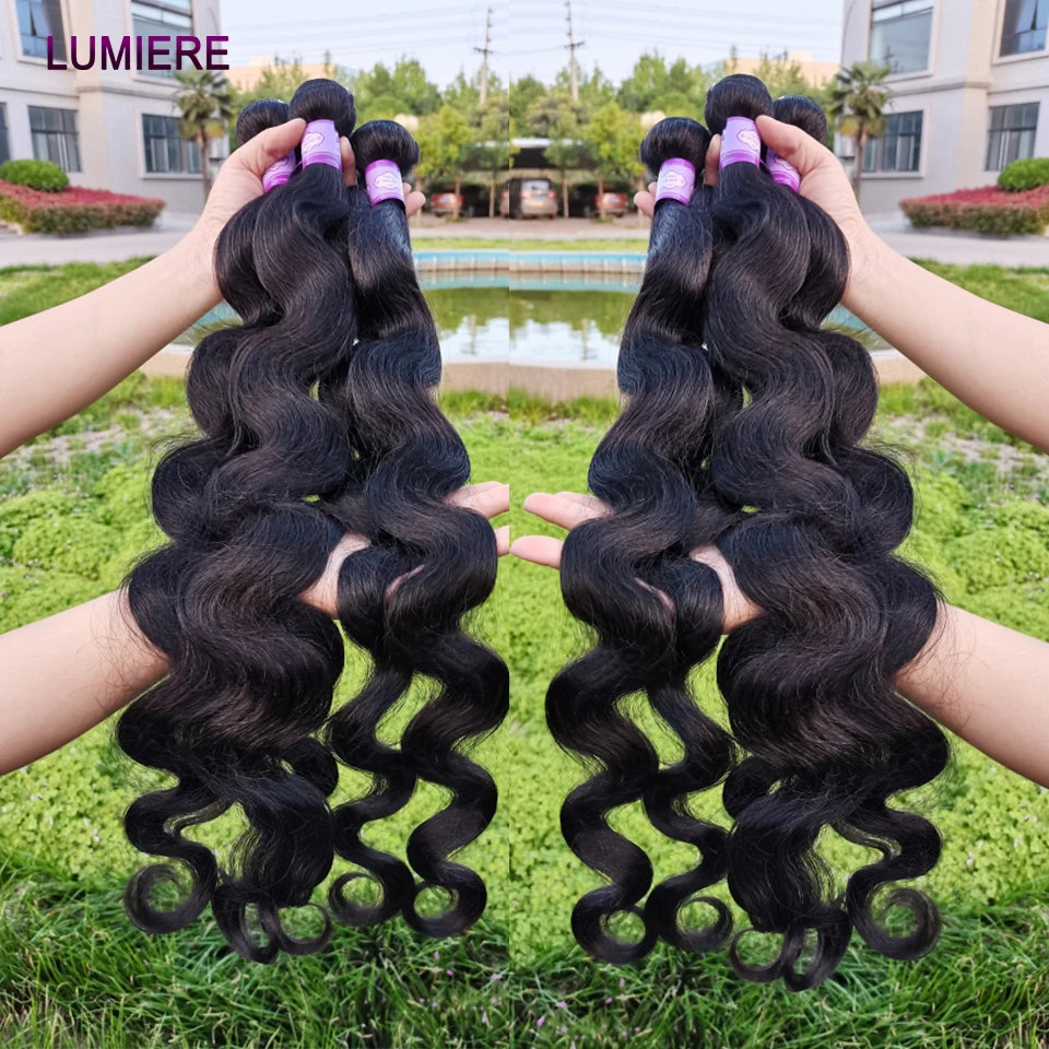Loose Body Wave Virgin Raw Indian Wholesale Human Hair 3/4 Bundles Deal