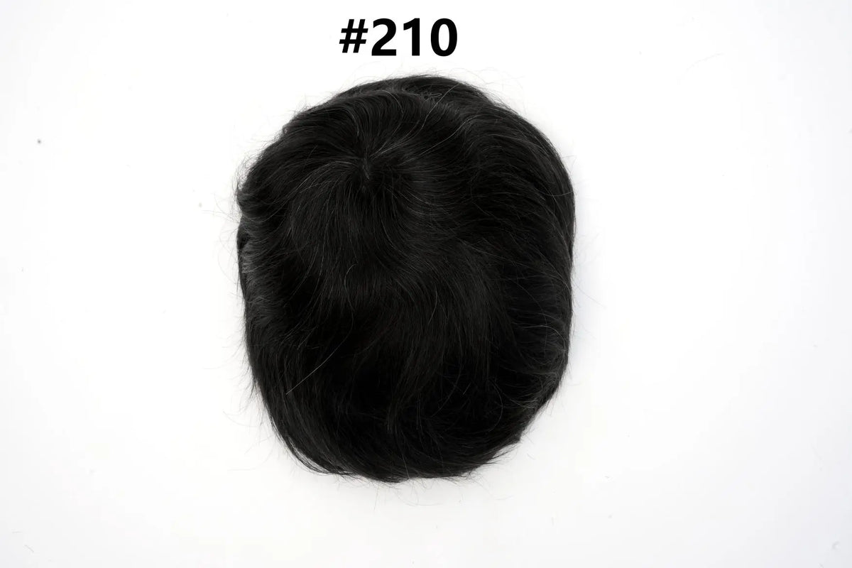 Full Swiss Lace, 100% Human Hair Toupee Capillary Prothesis Replacement System Piece