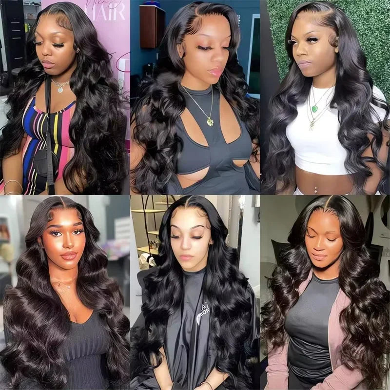 Raw Peruvian Body Wave Human Hair Lace Front Wig, 13x6 HD Lace, 250% Density, 40-42 Inch, Glueless