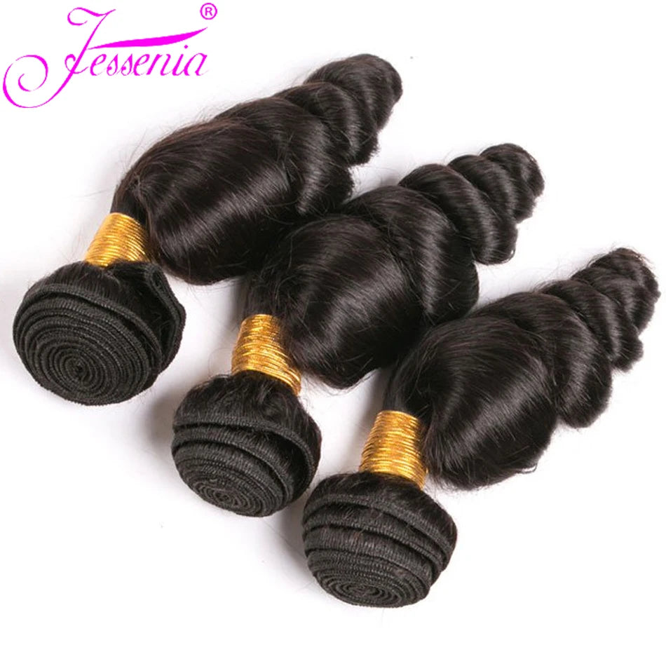 Tissage Loose Wave Bundles Remy Virgin Extension 3Bundles Deal Deep Indian Weave