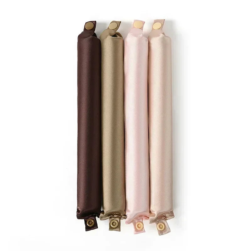 Heatless Hair Curlers Satin Curling Rod Headband No Heat Silk Curls Lazy