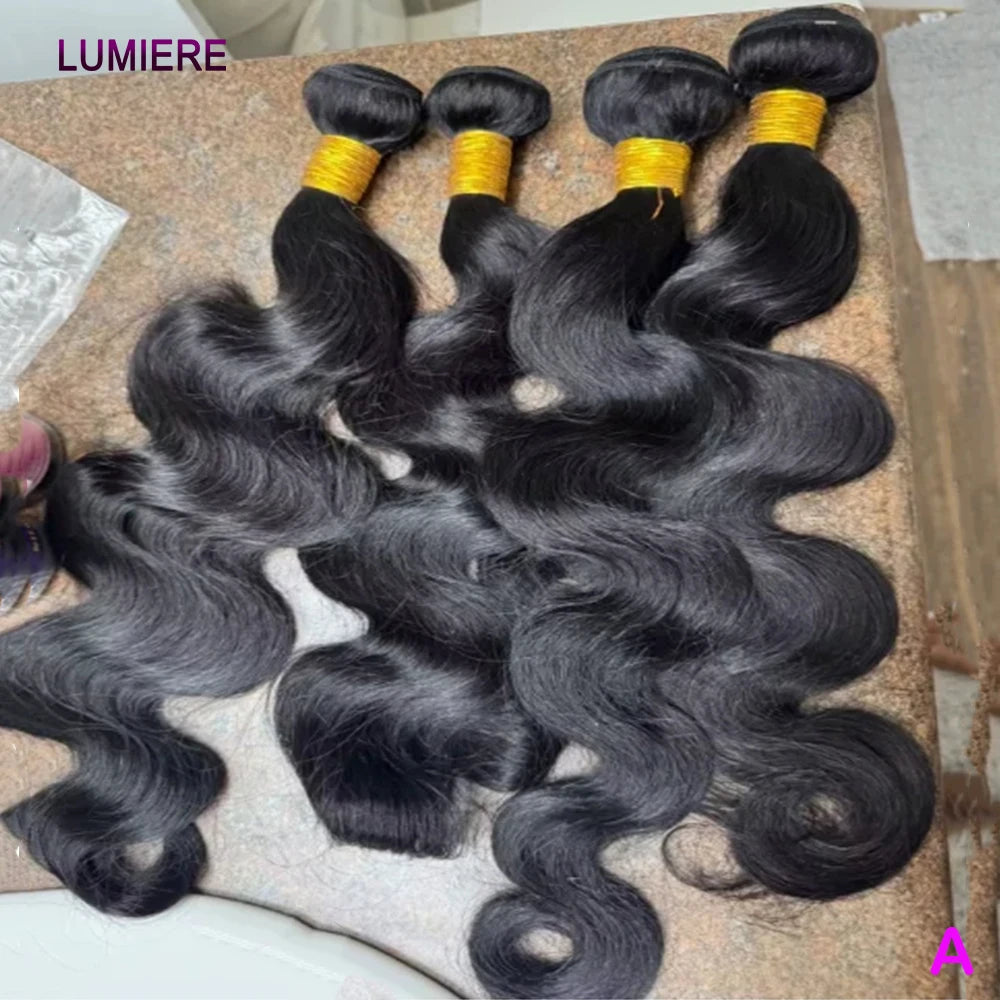 Loose Body Wave Virgin Raw Indian Wholesale Human Hair 3/4 Bundles Deal