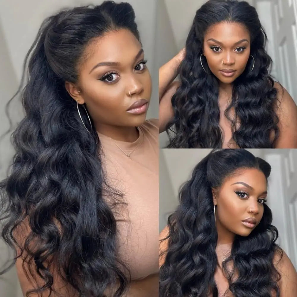 180% Density Silk Base Full Lace Human Hair Wig Body Wave Brazilian
