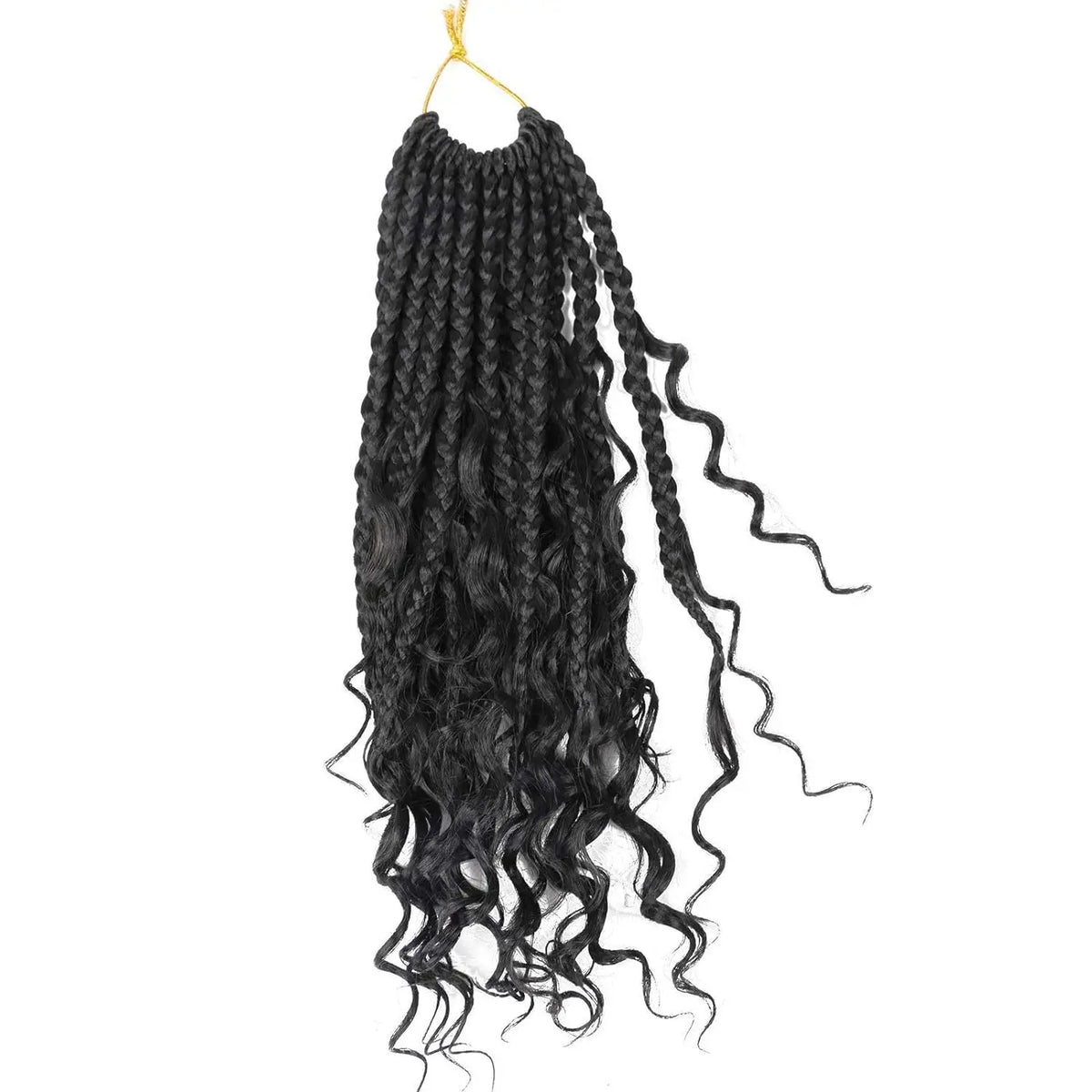 Synthetic Bohemian Curly Hair Strands, 10 Inch, 13 Strands, 1 Pack