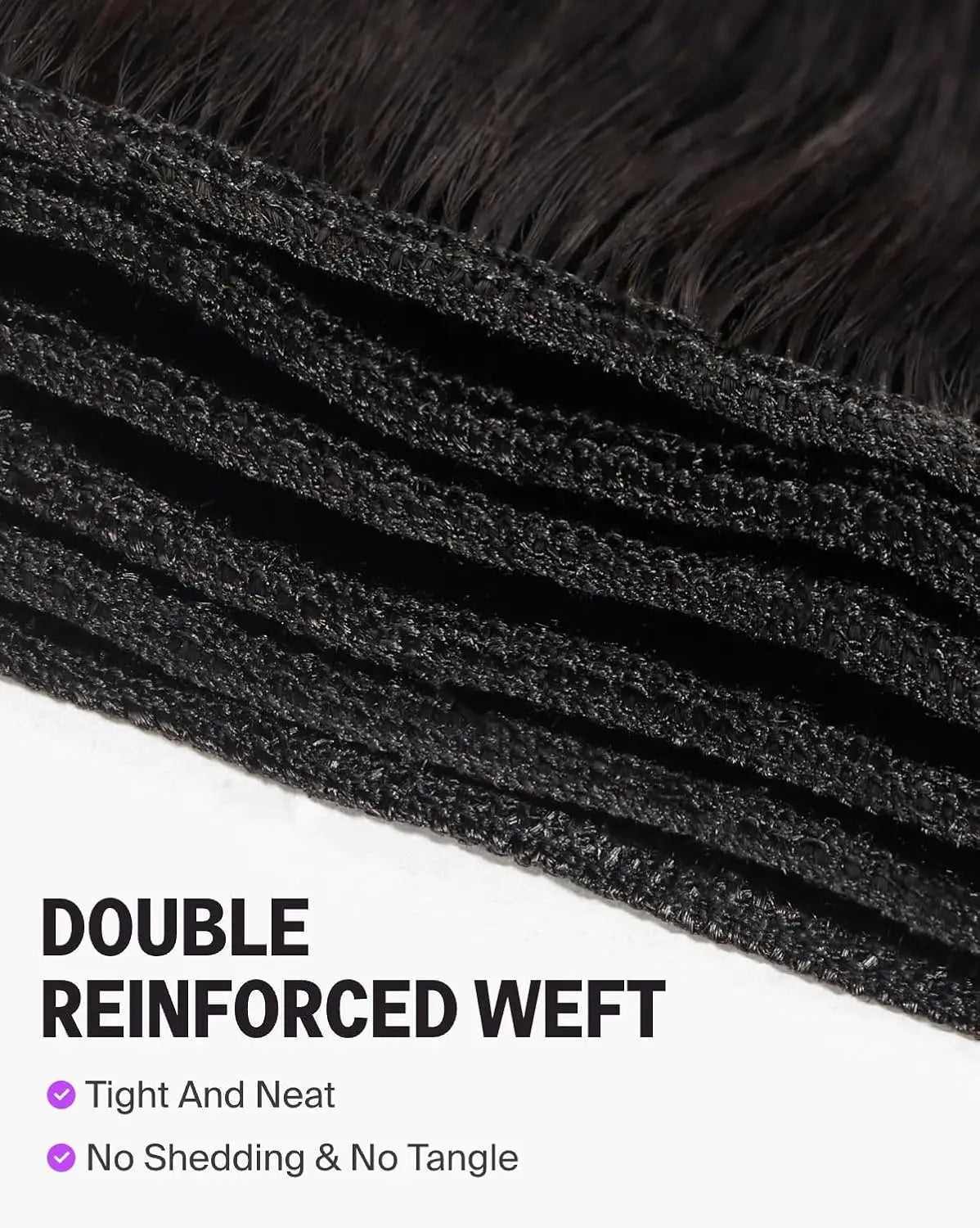 Straight 100% Human Indian Raw Hair Bundles Super Double Drawn 18A Virgin