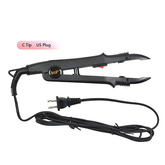 1Pc Hair Extension Fusion Iron EU /US Plug JR-611 A/B/C Tip Constant Temperature Heat Connector Wand Keratin Melting Tool