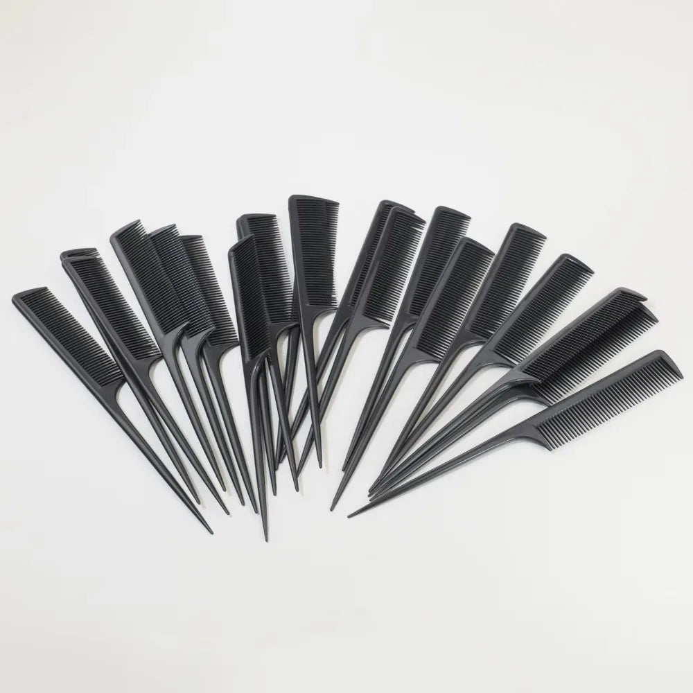 Professional Pointed Tail Hair Combs Anti-static Dye Brushes Styling
