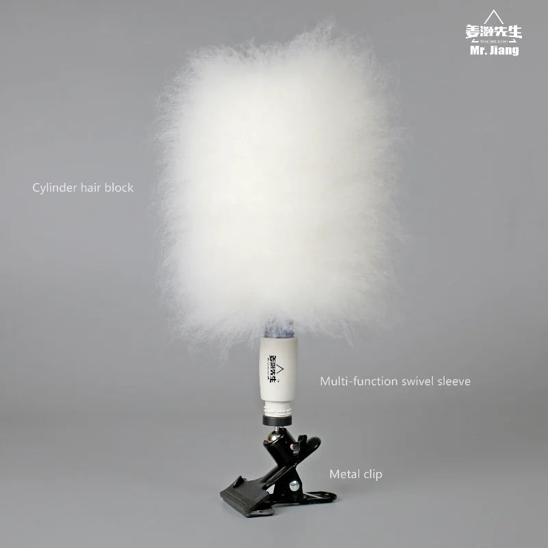 Pet Wig Grooming Cylinder Pack of Tablets Model Dog Groomer Practice (