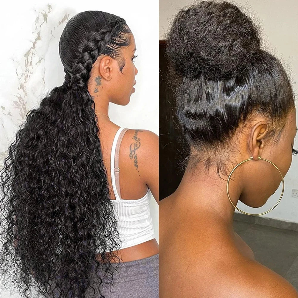 Density Full HD Lace Front Human Hair Wig Pre Plucked Glueless, 13x6