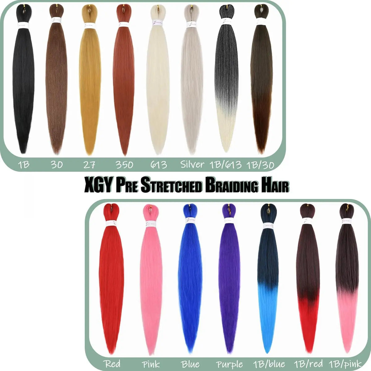 Prestretched Knotless Kanekalon Hair Long Straight Synthetic Box Braids Yaki Texture Water