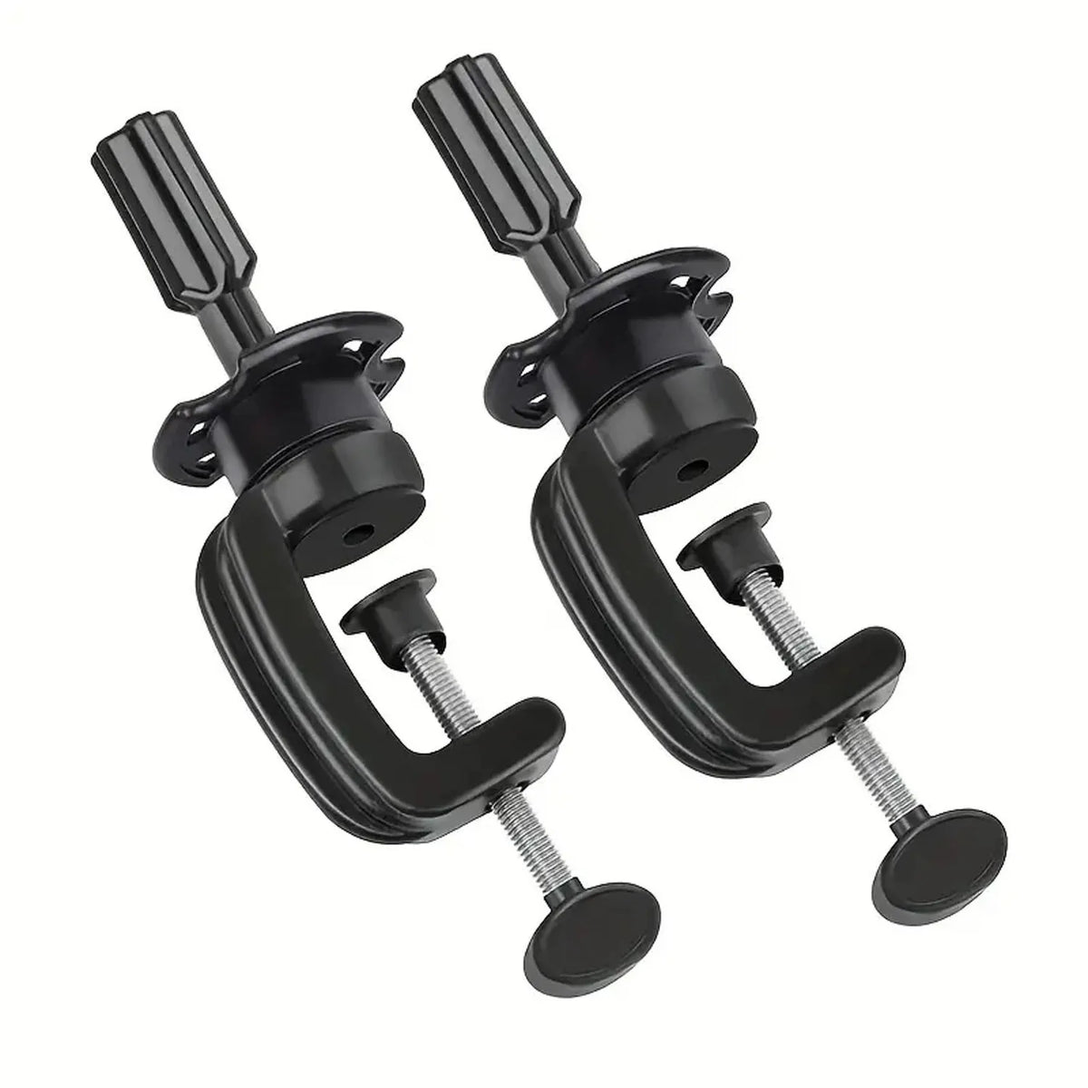 Mini Wig Head Stand Table Clamp Training Mannequin Holder Adjustable Plastic Material
