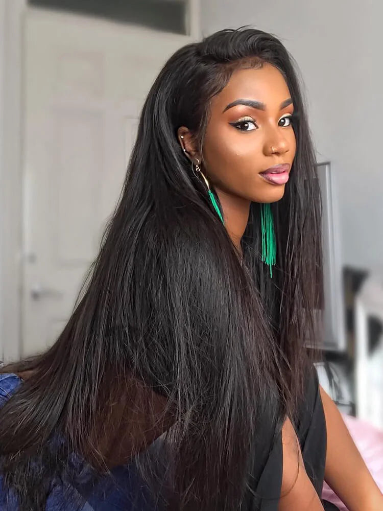100% Human Hair Bundles Weaves Straight Extensions /Pack Brazilian Deals Raw Fast