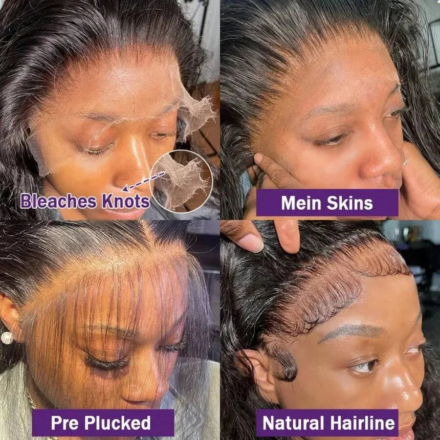 Lace Front Wig Density, 13x6 HD Transparent Body Wave Frontal Human Hair