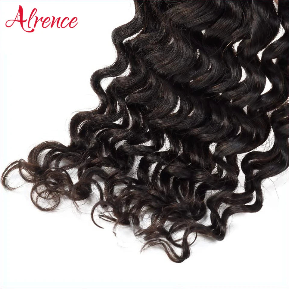 Braiding Hair Human Bulk Deep Wave Braids No Weft Extension 50-80cm