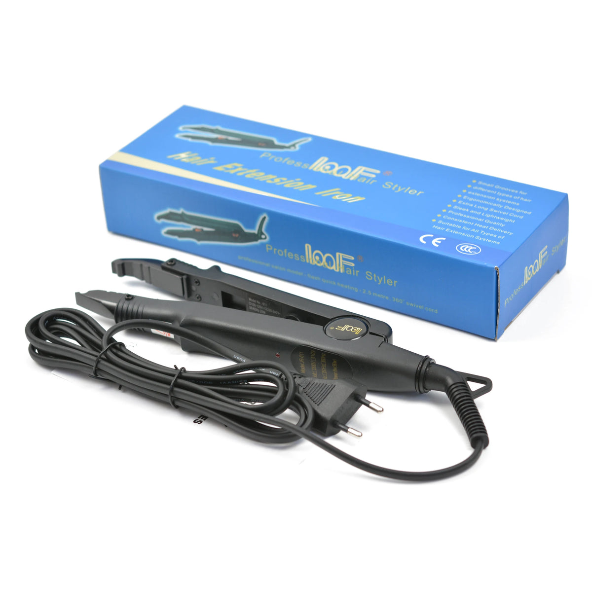 1pc JR-611 A/B/C Tip Constant Temperature Heat Iron for Hair Extension Fusion Iron Keratin Melting Tools Hair Connector