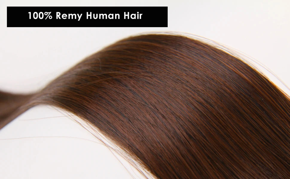 Straight Real Human Hair Topper No Bangs 5"*5.5" Base Brown Blonde Highlights