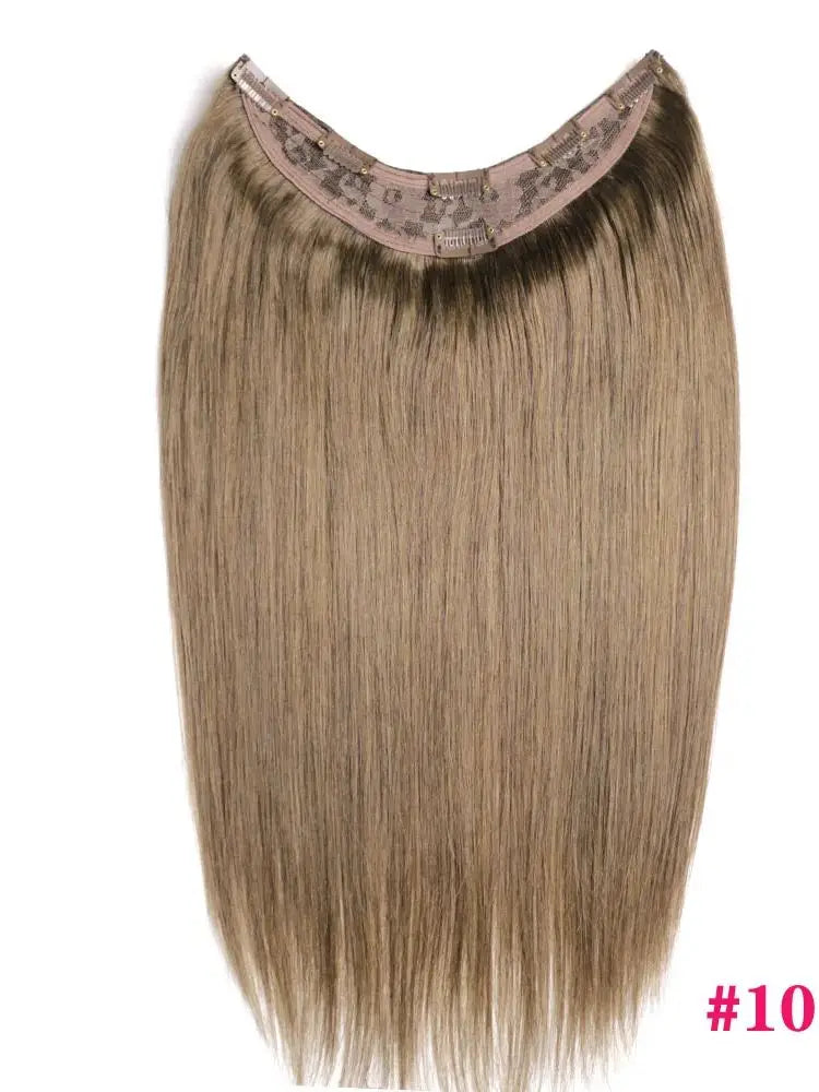 Brazilian Remy Clip in Human Hair Extensions Deep U Pcs Full Head