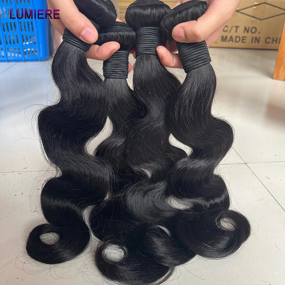 Loose Body Wave Virgin Raw Indian Wholesale Human Hair 3/4 Bundles Deal