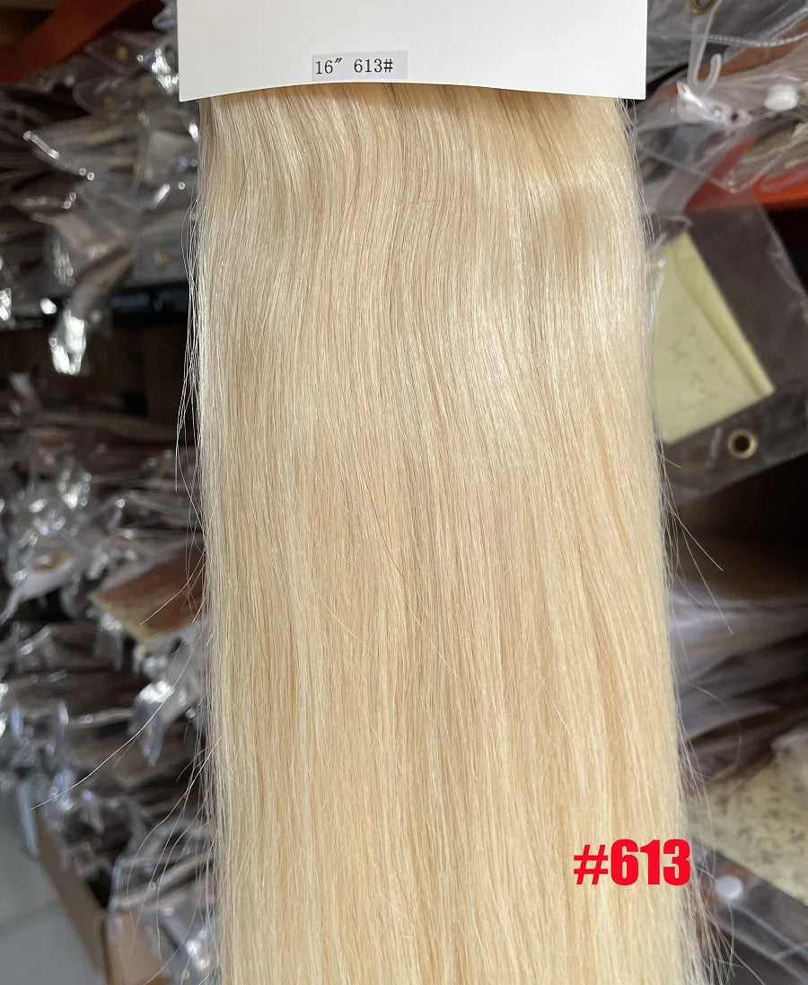 Brazilian Remy Clip in Human Hair Extensions Deep U Pcs Full Head