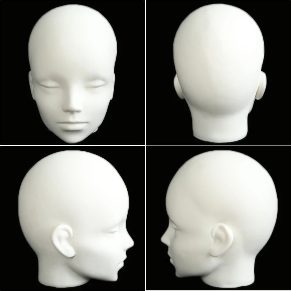 Anime Silicone Mannequin Head Stable Lightweight Wig Display Stand Jewelry Headwear Hat