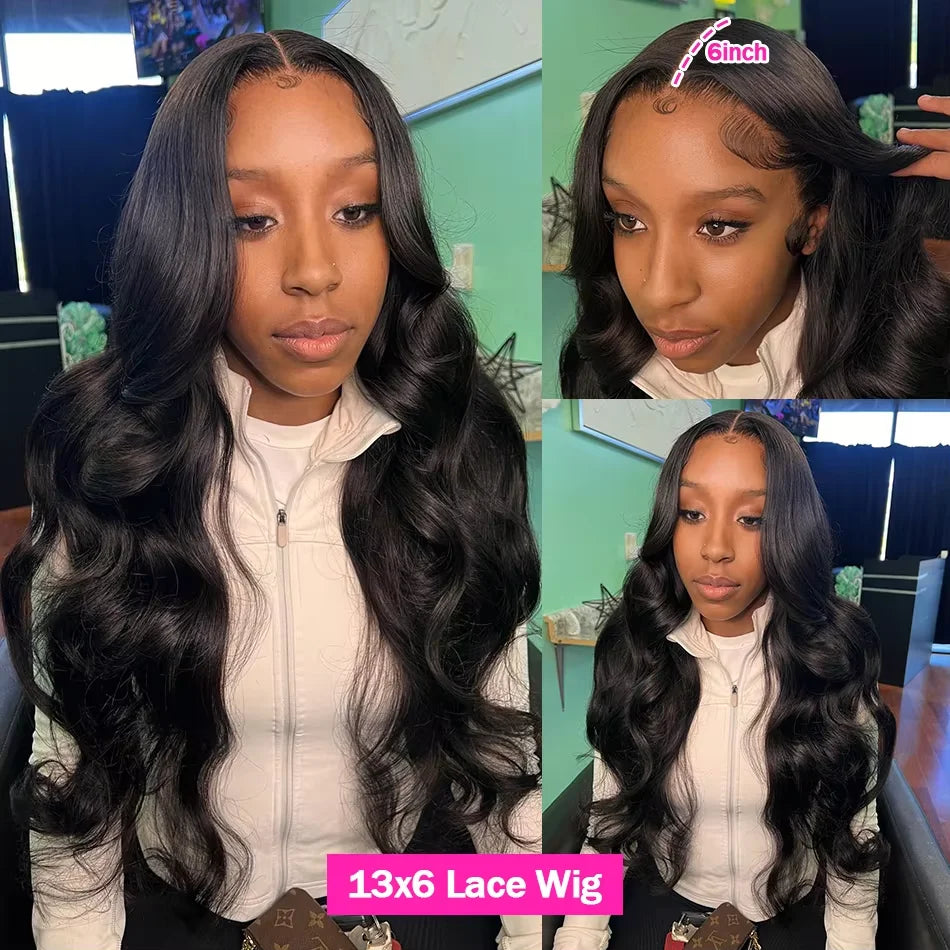 250% Density Body Wave, 13x4 HD Lace Frontal Human Hair Wig Burmese