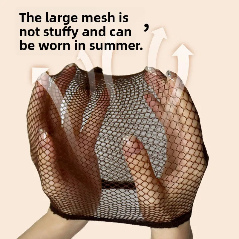 Invisible Wig Cap Hair Net Nude Mesh Liner One Size Fixing