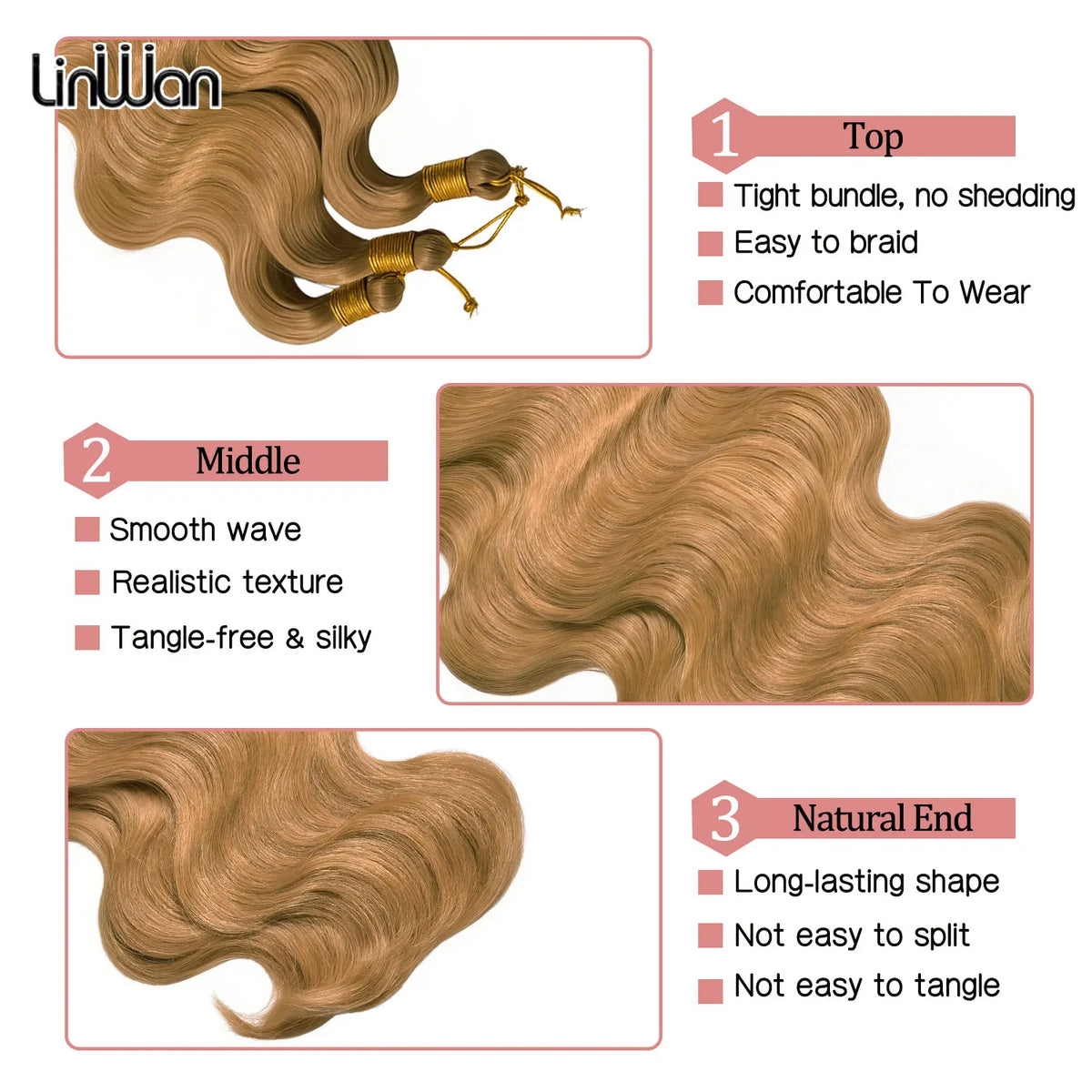 Bora Braids Hair Soft Body Wave Boho Braiding Synthetic Deep Curly Crochet