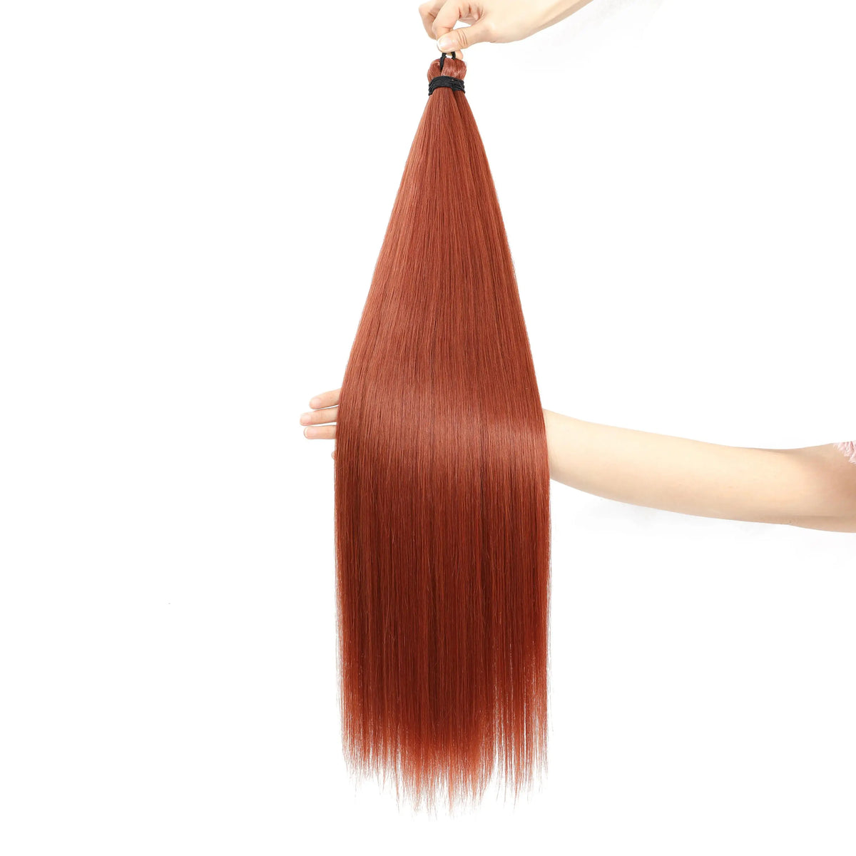 Straight Pony Hair Bundles Crochet Braids Synthetic Braiding Soft Extensions