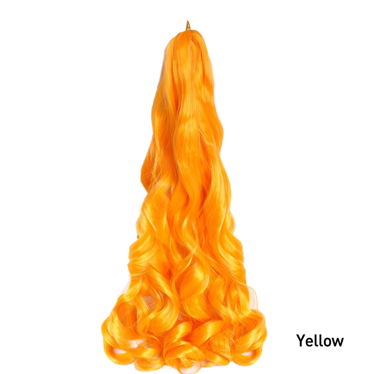 French Curls Braiding Hair Extensions Synthetic Spanish Curl Loose Wave Spiral Braids