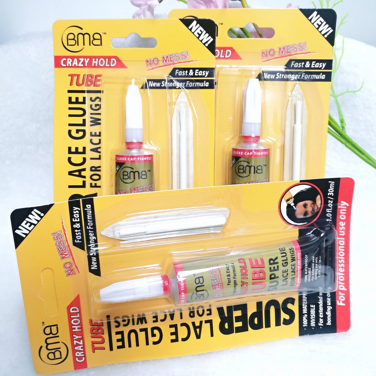 Crazy Hold Tube Super Lace Glue Wigs Waterproof Invisible Bonding Replace Adhesive