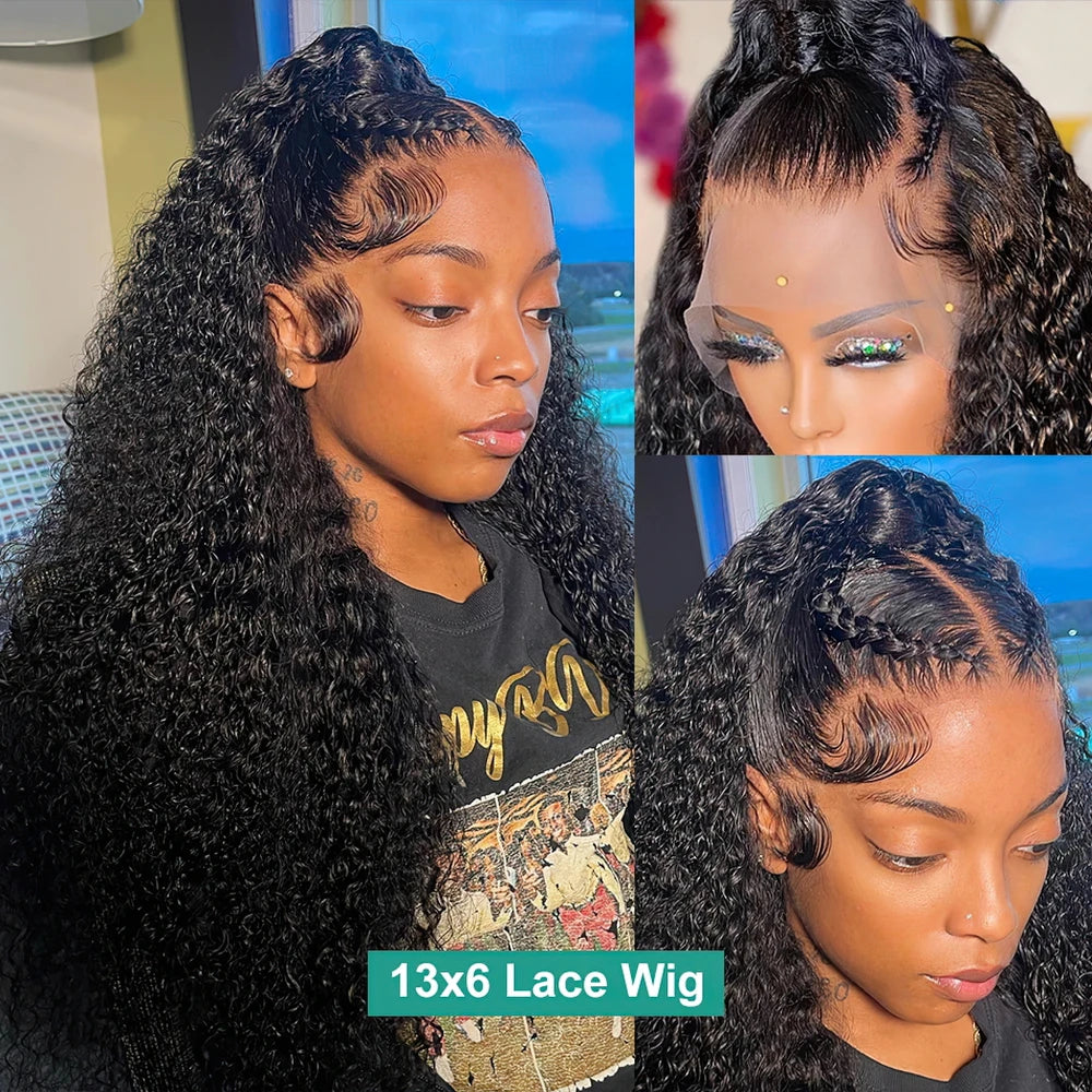 Density Full HD Lace Front Human Hair Wig Pre Plucked Glueless, 13x6