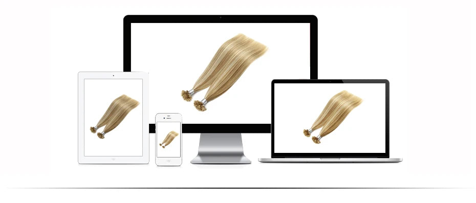 Blonde Invisible Skin Weft Inject Human Hair Extensions Straight Twin Tab Natural