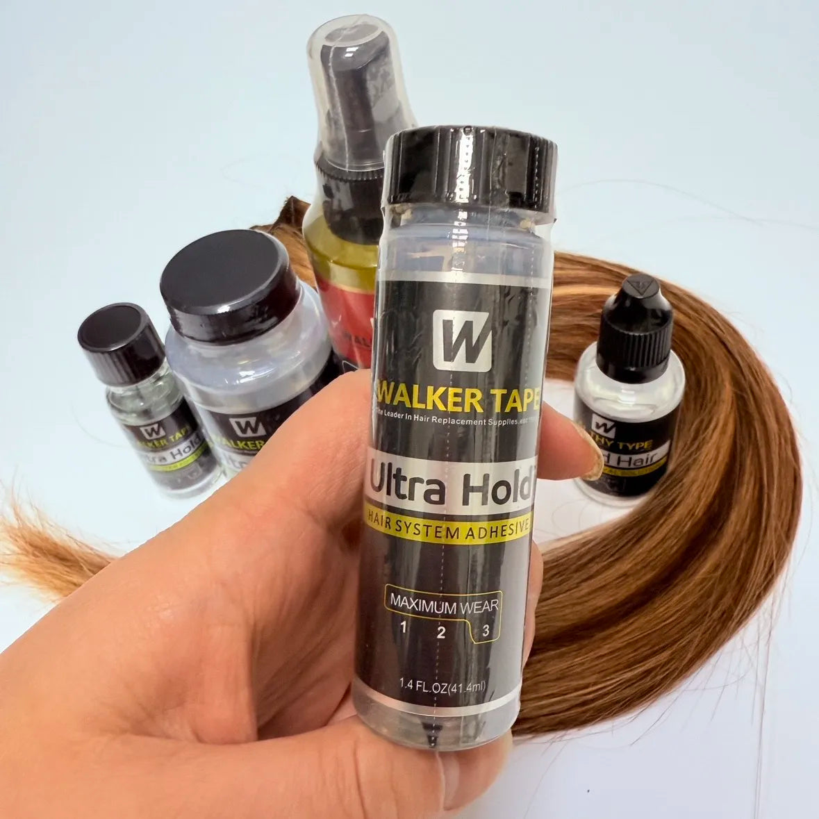 Wholesale 3/5/10Pcs Extreme Strong Hold Lace Glue 15/41/101ml Waterproof Hair Glue for Lace Wig/Toupee/Closure