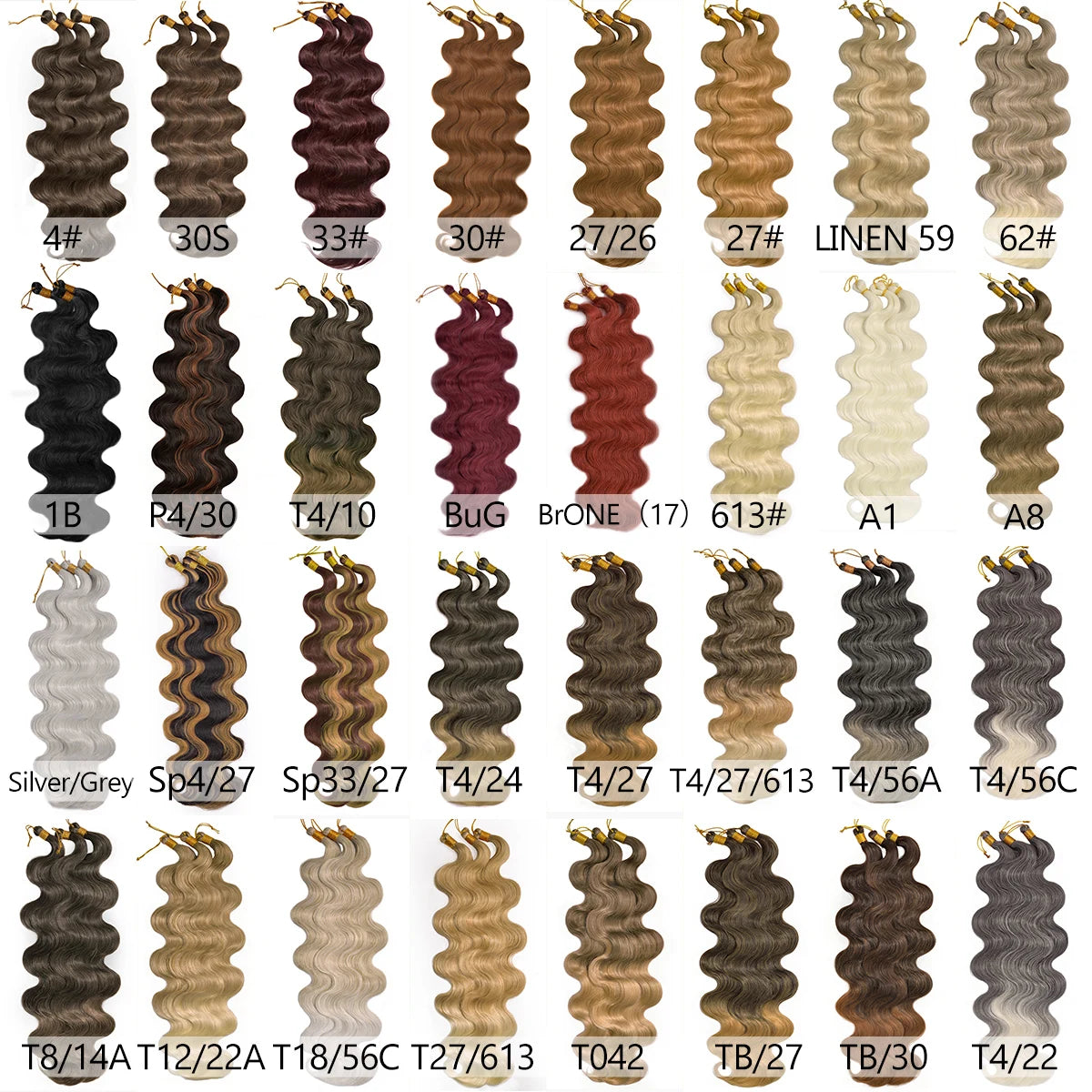 Bora Braids Hair Soft Body Wave Boho Braiding Synthetic Deep Curly Crochet