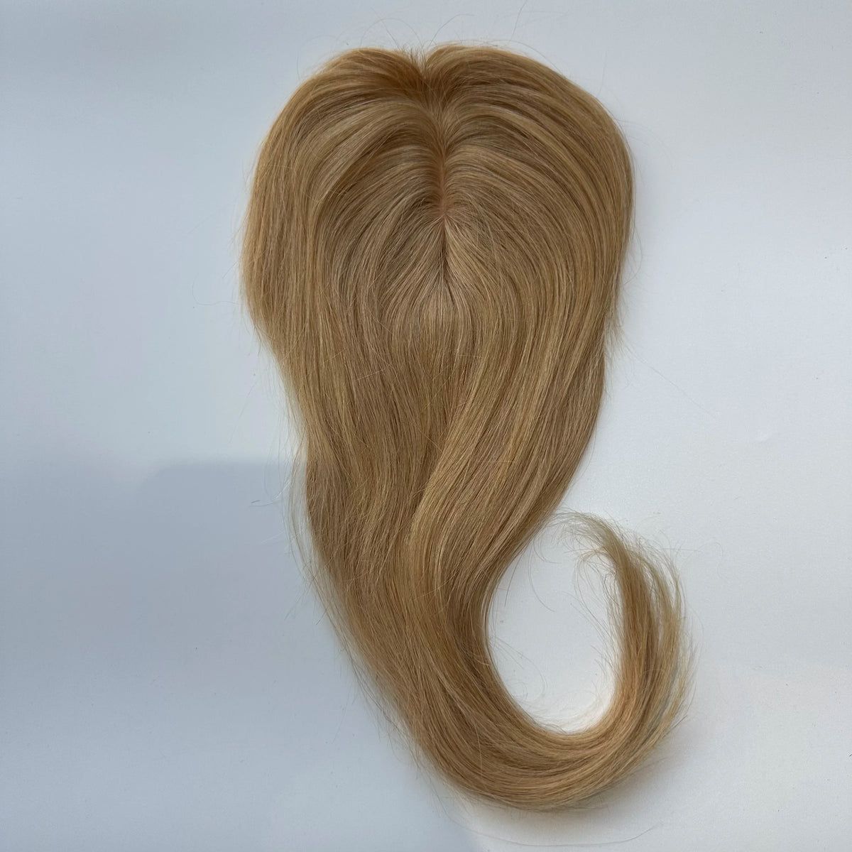 100% Human Hair Topper Machine Made Clip-in Hairpiece Wig Volume Colors Fast