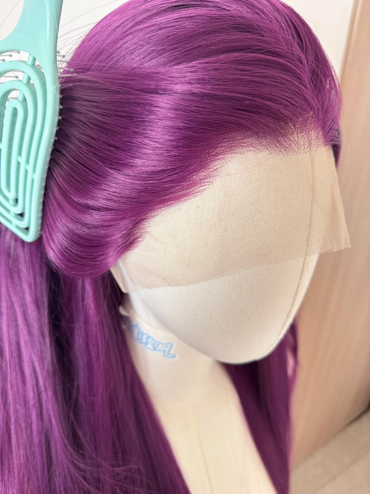 Raspberry Purple Wig Deep Hand Hook 26inch 13*4 Large Lace On The