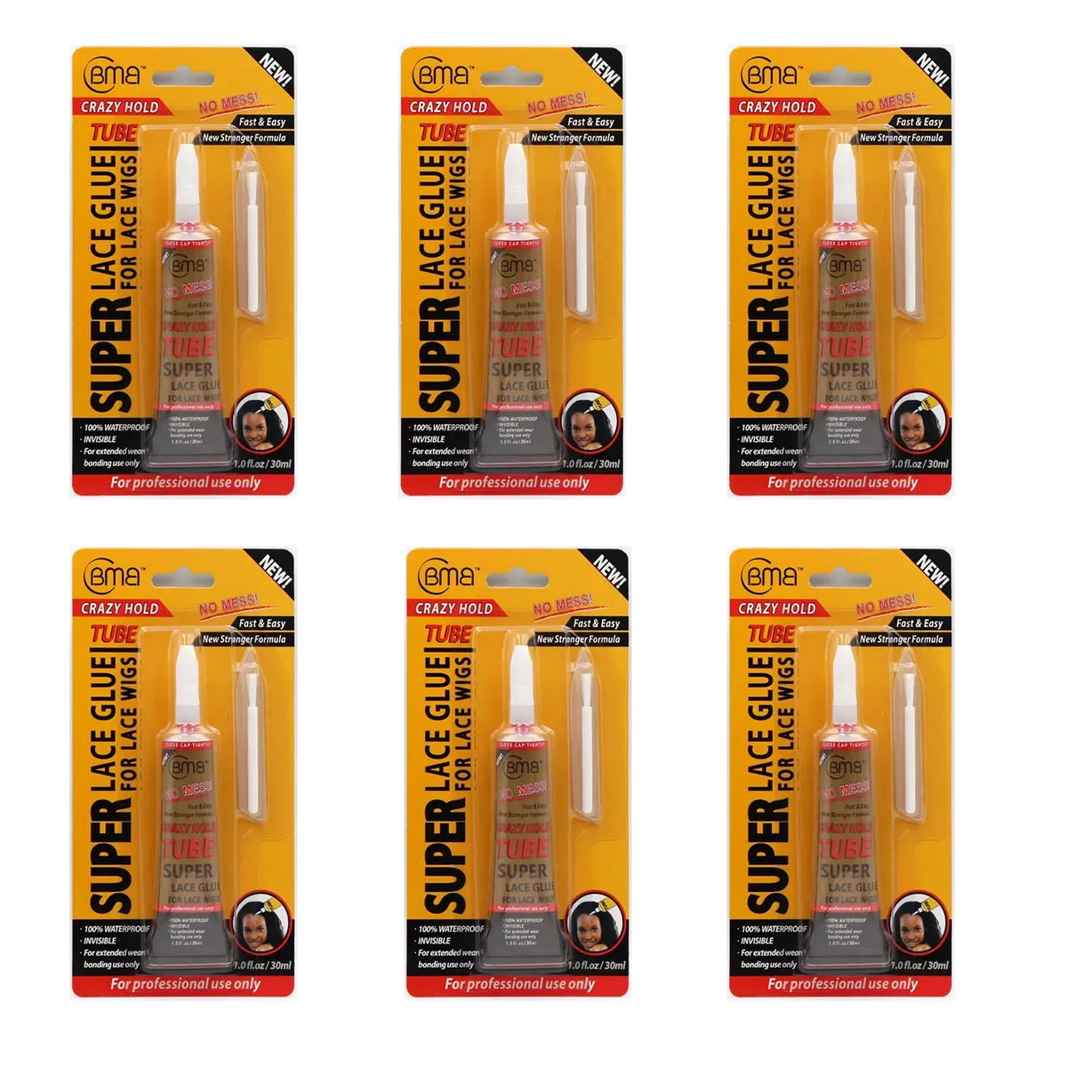 Crazy Hold Tube Super Lace Glue Wigs Waterproof Invisible Bonding Replacement Adhesive