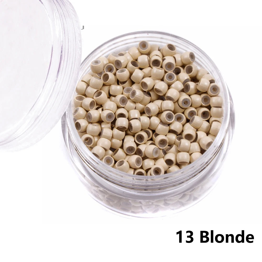 Nano Silicone Micro Link Hair Extension Beads 3mm, 500/1000 Pcs