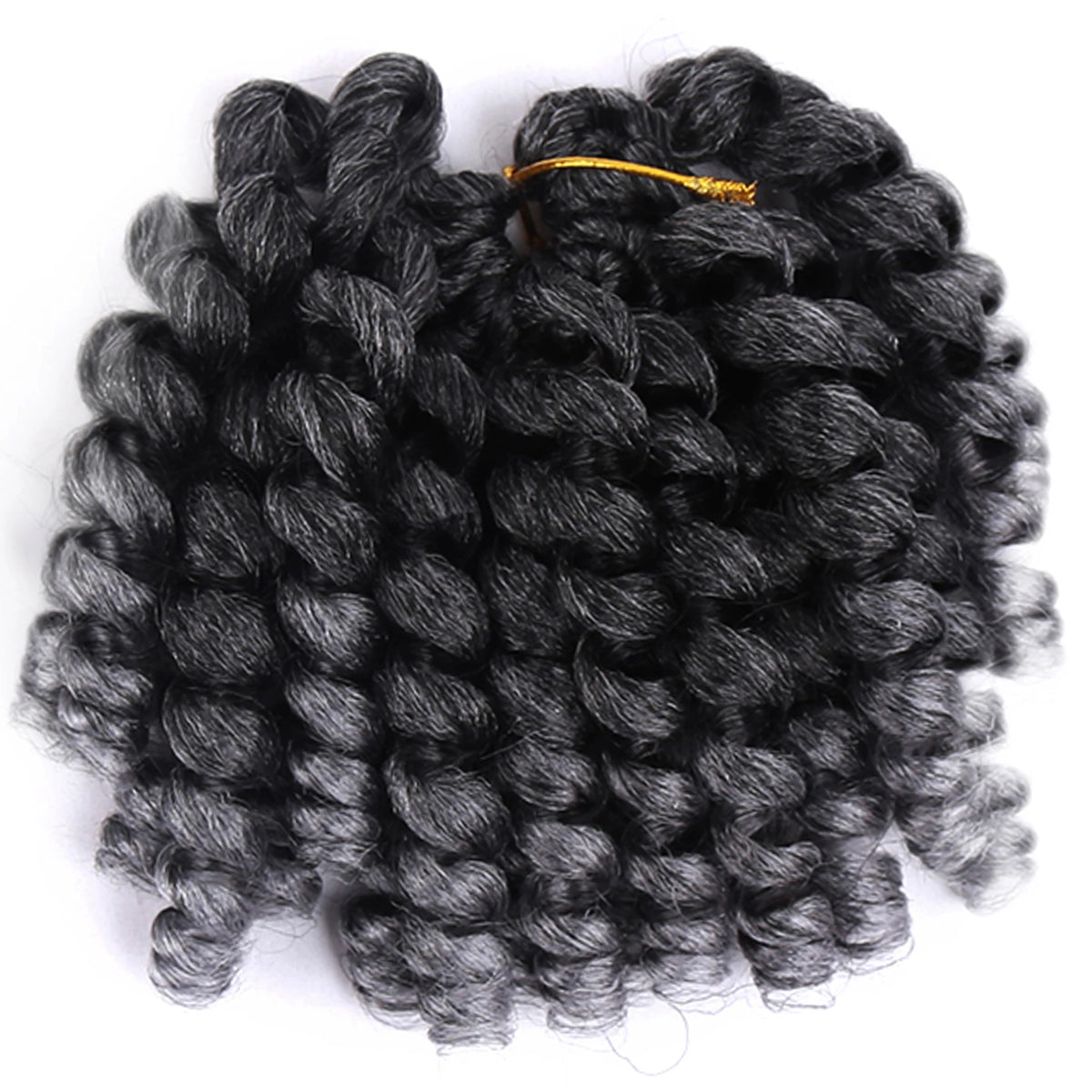 Synthetic Ombre Jumpy Wand Curl Crochet Braids Jamaican Bounce For Africa Braiding Hair Extensions Pre-Twisted