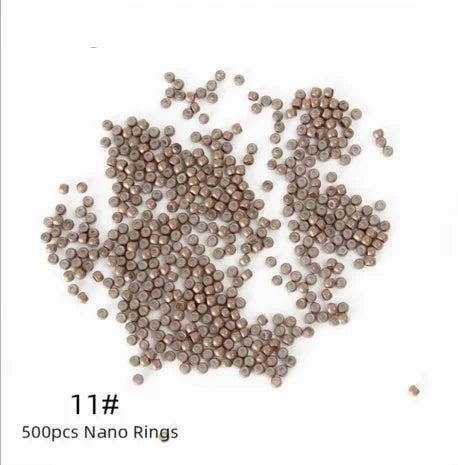 Silicone Nano Rings Copper Line Hair Beads Rings/links/beads