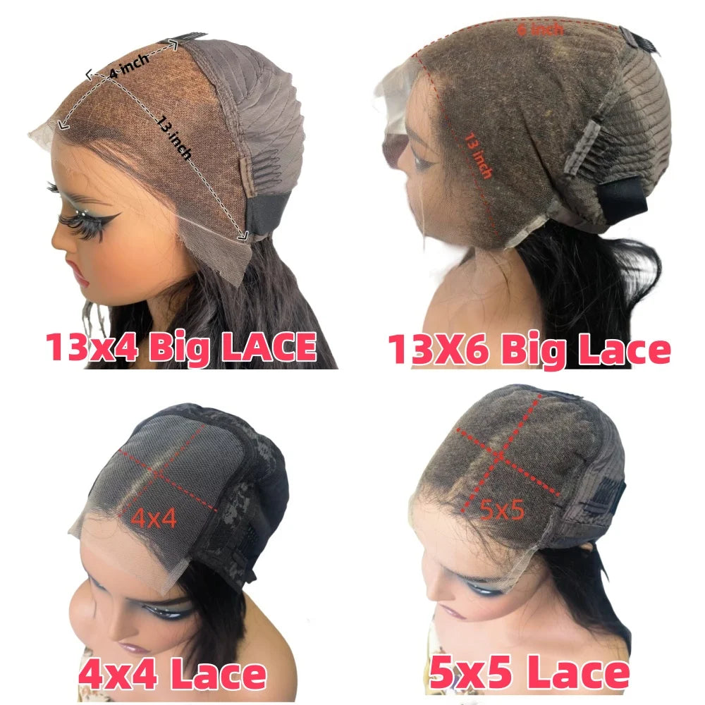 Glueless Wig Human Hair Afro Kinky Curly, 5x5 Closure Lace Brazilian Wear