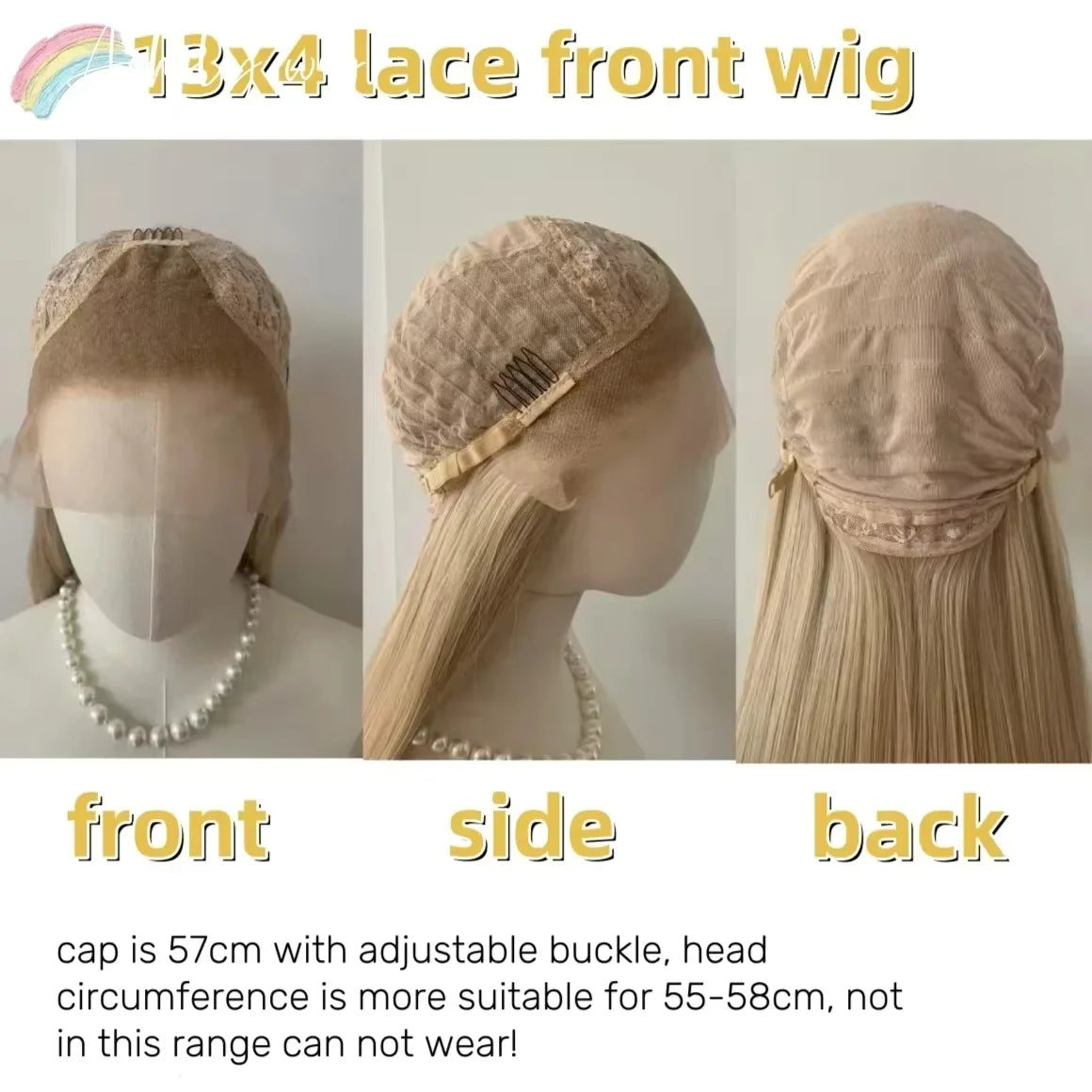 Body Wave Lace Front Wig Pink Purple Red Cosplay 26inch 13*4 Frontal