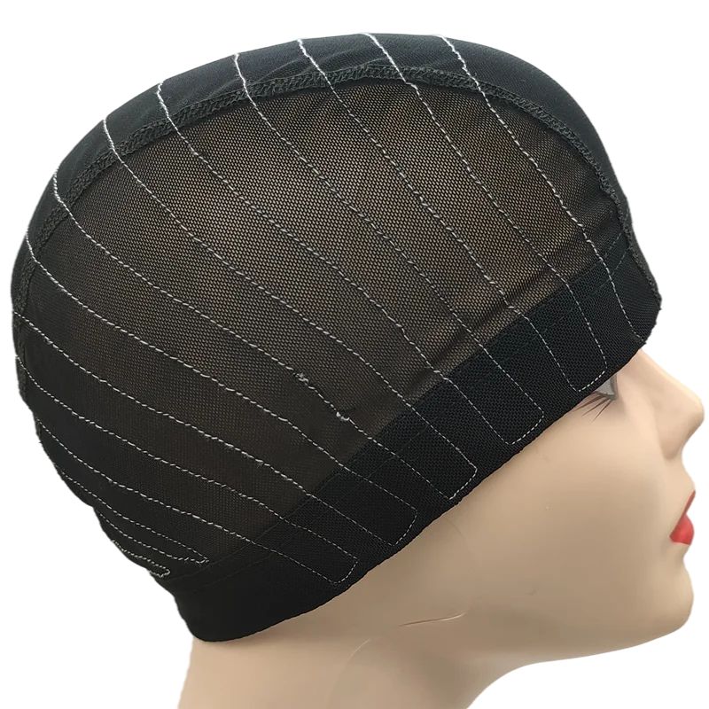 4X4/5X5 Lace Closure Mesh Wig Caps Stretchy Breathable Spandex Dome Guideline Sewing