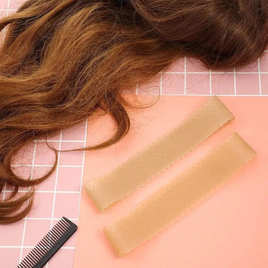 Non Slip Silicone Wig Grip Headband Transparent Black Brown Band To Hold