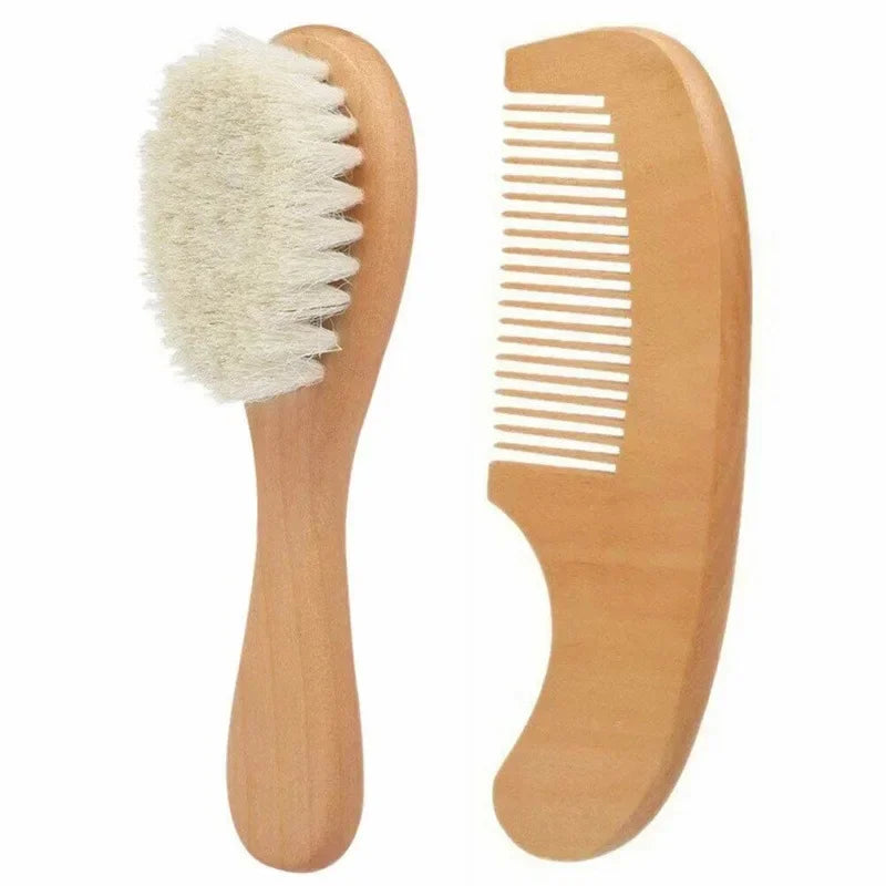 Baby Wood Brush Comb, Head Massage Bath Brush
